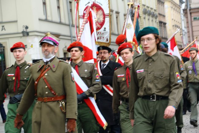 W hołdzie żołnierzom wyklętym. Kraków 2015