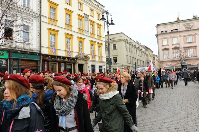 W hołdzie żołnierzom wyklętym. Kraków 2015