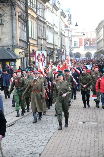 W hołdzie "Żołnierzom Wyklętym". Kraków 2015-2