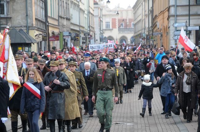 W hołdzie "Żołnierzom Wyklętym". Kraków 2015-2