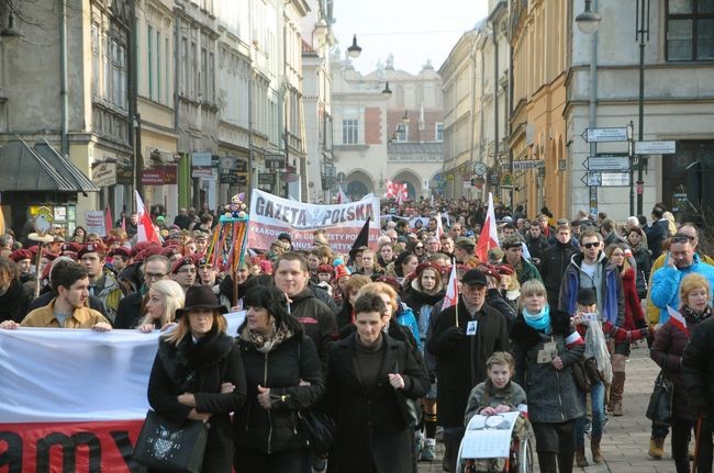 W hołdzie "Żołnierzom Wyklętym". Kraków 2015-2
