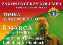 Tomek Kamiński zaśpiewa w Pionkach