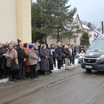 Krzyż ŚDM i ikona Matki Bożej w Wiśle