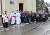 Krzyż ŚDM i ikona Matki Bożej w Wiśle