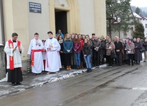 Krzyż ŚDM i ikona Matki Bożej w Wiśle