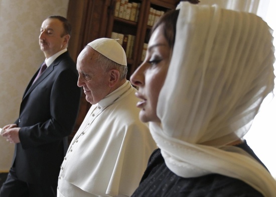 Prezydencka para z Azerbejdżanu w Watykanie