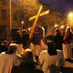 Krzyż ŚDM i ikona Matki Bożej w Żywcu