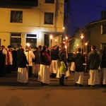 Krzyż ŚDM i ikona Matki Bożej w Żywcu