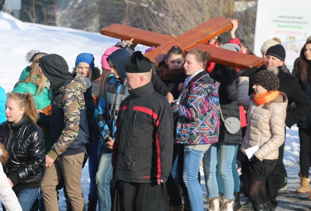 Znaki ŚDM w Istebnej