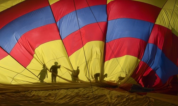 Balon od środka