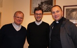 Delegaci z Francji zatrzymali się w parafii u ks. Rafała Babickiego (z prawej)