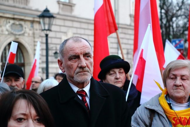 Marsz "W obronie demokracji i wolności mediów". Kraków 2015