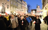 Marsz "W obronie demokracji i wolności mediów". Kraków 2015