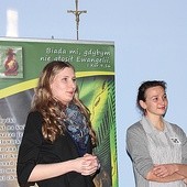 Paulina Olechowska i Ilona Piróg podczas spotkania w Gliwicach