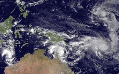 Silny, przerażający cyklon uderzył w Vanuatu
