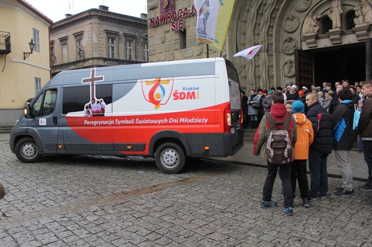 Pożegnanie znaków ŚDM w Bielsku-Białej