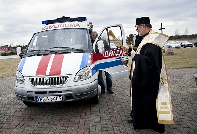 Poświęcenie karetki dla Odessy