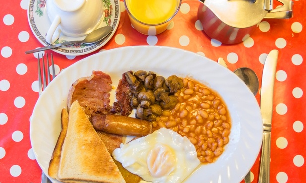 Chłopi z okolic Monte Cassino jadali śniadanie przed wyjściem w pole