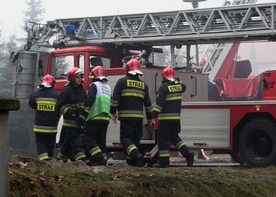 Pożar kamienicy w Mysłowicach