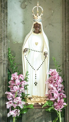  Figurę Matki Bożej Fatimskiej podarował parafii kard. Wyszyński