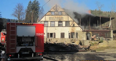 Pożar w muzeum 