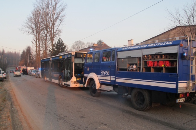 Pożar przy ul. Krzemienieckiej