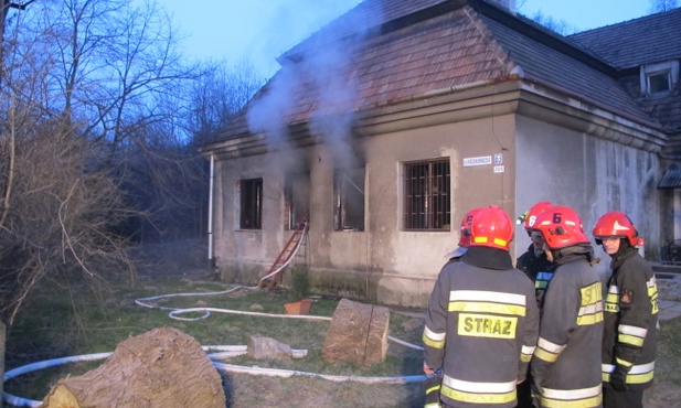 Pożar w krakowskiej noclegowni