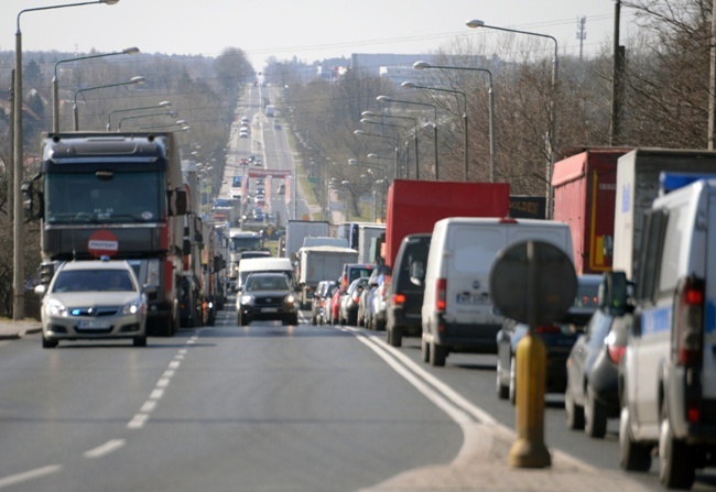 Protest transportowców w Radomiu