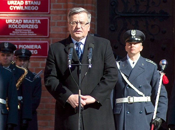  W uroczystościach rocznicowych uczestniczył prezydent Bronisław Komorowski