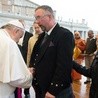 Mike Haines spotyka się z papieżem