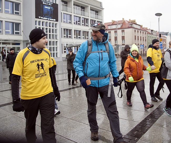 Marek Kamiński w drodze do Santiago de Compostela