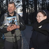 Marek Kamiński w drodze do Santiago de Compostela