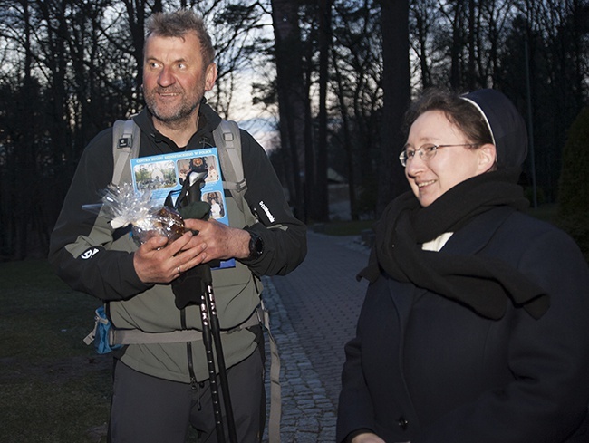 Marek Kamiński w drodze do Santiago de Compostela