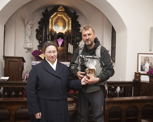 Marek Kamiński w drodze do Santiago de Compostela