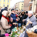 Święcenie pokarmów wielkanocnych. Kraków - 2015