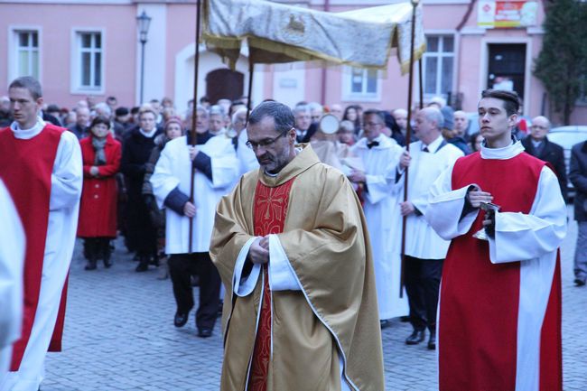 Procesja rezurekcyjna w Zielonej Górze