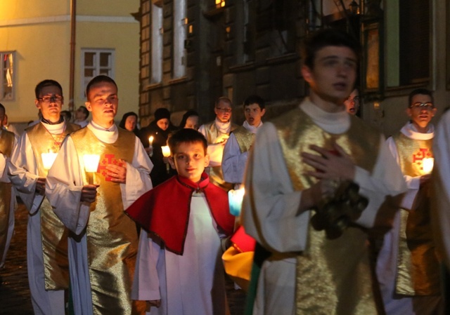 Wigilia Paschalna w katedrze św. Mikołaja - 2015