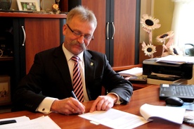 Burmistrz Łowicza Krzysztof Jan Kaliński