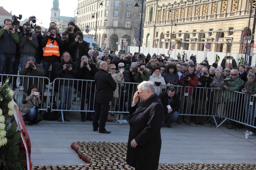 Piąta rocznica katastrofy smoleńskiej na Krakowskim Przedmieściu