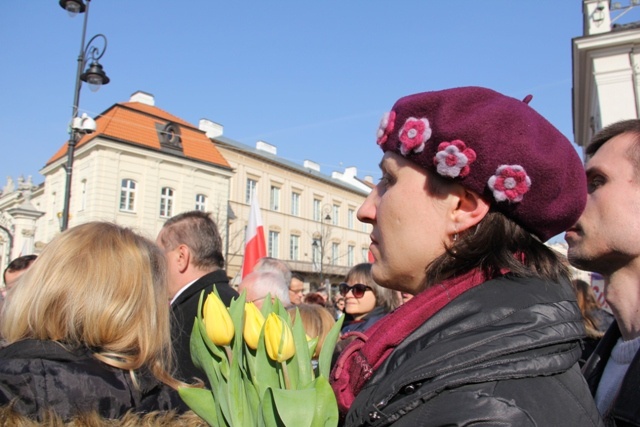 Piąta rocznica katastrofy smoleńskiej na Krakowskim Przedmieściu