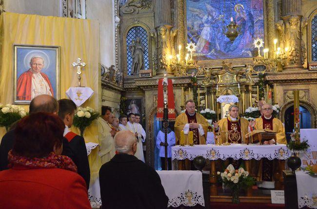 Relikwie św. Jana Pawła II w Pustelni 