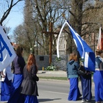 Krzyż w parafii franciszkańskiej w Gliwicach