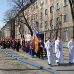 Krzyż w parafii franciszkańskiej w Gliwicach