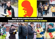 Powiedz STOP aborcji! Podpisz projekt ustawy!