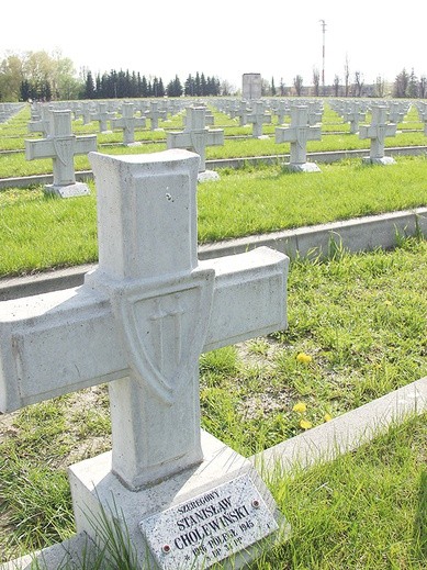  Na największym w diecezji cmentarzu wojskowym spoczywa prawie 3,5 tys. żołnierzy polskich poległych w bitwie nad Nysą Łużycką. Co czwarta mogiła jest bezimienna