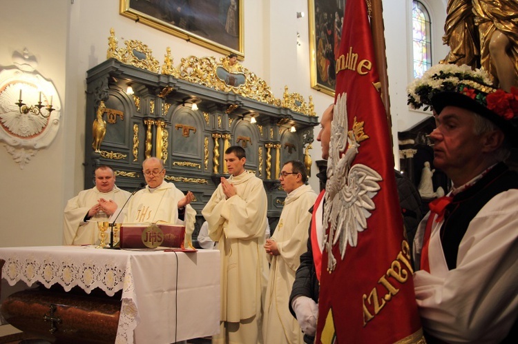 Poświęcenie sztandaru pszczelarzy