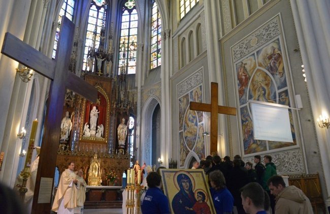 Pożegnanie symboli ŚDM w diecezji radomskiej