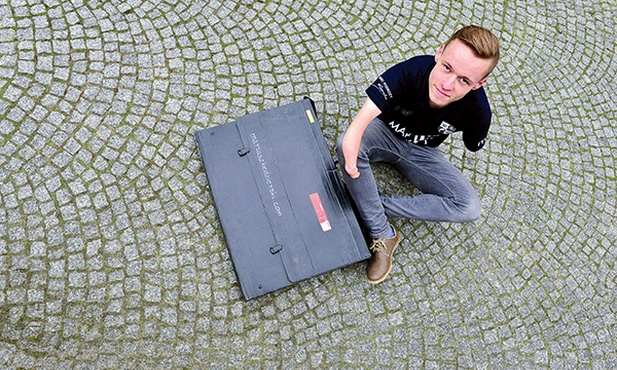 Prosto na ulicy – takiego rysowania Mariusz spróbował najpierw we Wrocławiu, potem w kilku stolicach Europy