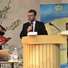 Wojciech Nowicki (z lewej) i Artur Kalicki mówili o Bożych zasadach w zarządzaniu pieniędzmi