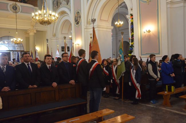 Symbole ŚDM w Ostrowcu Świętokrzyskim 